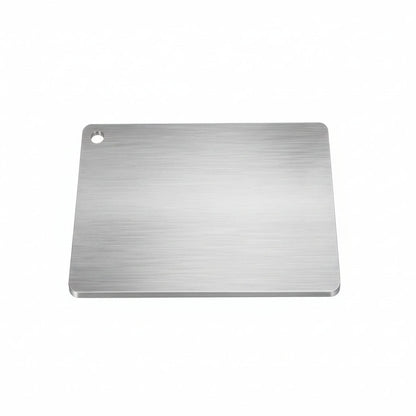 Schneidebrett Edelstahl 304 Beidseitig Hygienisch Teigkneten Küche Silber